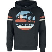 Star Wars Kapuzenpullover - Planet Scarif - S bis XXL - für Männer - Größe XXL - schwarz  - Lizenzierter Fanartikel von Star Wars