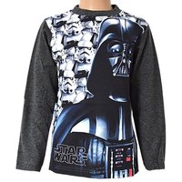 Star Wars Langarmshirt Darth Vader Kinder Jungen Langarm Shirt Größe 104 cm-152 cm von Star Wars