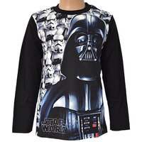 Star Wars Langarmshirt Darth Vader Kinder Jungen Langarm Shirt Größe 104 cm-152 cm von Star Wars