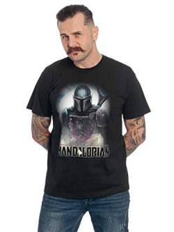 Star Wars The Mandalorian - Fighter Männer T-Shirt schwarz L von Star Wars