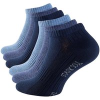 Stark Soul® Sneakersocken Sneaker Socken Mesh gekämmte Baumwolle, Premium Qualität, Unisex 6 Paar von Stark Soul