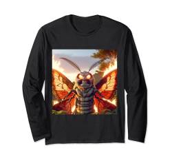 Fantasy-süße wütende Insektenaugen Langarmshirt von Steampunk Cool Vintage Creations
