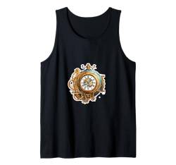 Uhr Steampunk Art Männer Frauen Kinder Jungen Mädchen Steampunk Tank Top von Steampunk Shirts & Apparel