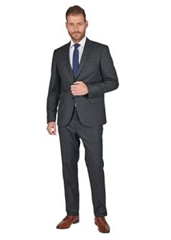 Steffen Klein Herren Anzug Wolle| Business Anzug | anthrazit| Regular Fit | Klassischer Stil, Elegant | Bequeme Passform und Professioneller Look | Unvergleichbarer Komfort | Größe: 106 von Steffen Klein