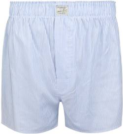 Steppin' Out Boxershort Striped Oxford Blau - Größe M von Steppin' Out