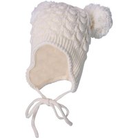 Sterntaler® Strickmütze Bommelmütze Struktur (1-St) von Sterntaler