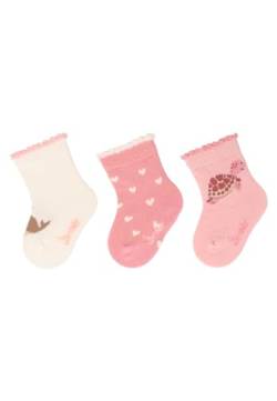 Sterntaler Baby -Socken 3er Pack Wal für Mädchen - Babysocken mit Motiven - Socken für Babys im Set leicht, flexibel und strapazierfähig - ecru, 16 von Sterntaler