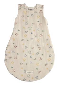 Sterntaler Unisex Baby Babyschlafsack 62/68 Edda Schlafsack, Ecru von Sterntaler