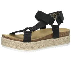 Steve Madden Damen Kodiak-001 Sandalen, Schwarz, 39 EU von Steve Madden