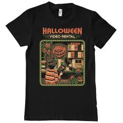 Steven Rhodes T-Shirt Halloween Video Rental T-Shirt DTR-1-SR053-DTF861 Black-S von Steven Rhodes