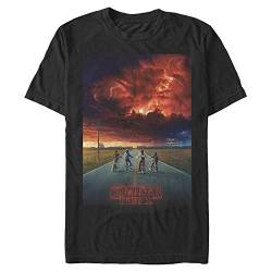 Stranger Things Herren Demogorgon Cloud Poster Short Sleeve T-shirt, Schwarz, XXL von Stranger Things