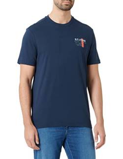 Street One MEN Herren D318446 Jerseyshirt, deep Navy Blue, S von Street One MEN