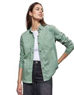 STREET ONE Damen A212248 Denim-Overshirt, Seafoam Green, 34 von Street One