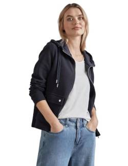 STREET ONE Damen A212296 Hoodie-Jacke, Night Sky Blue, 46 von Street One