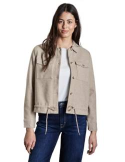 STREET ONE Damen A212468 Jacke in Wolloptik, Honey Sand Mel, 46 von Street One