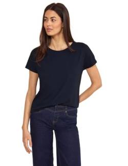 STREET ONE Damen A321268 Jersey T-Shirt, deep Blue, 36 von Street One