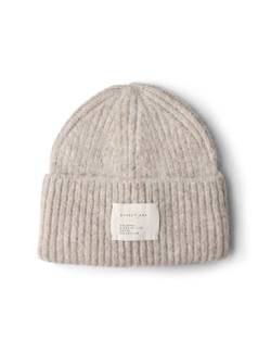 STREET ONE Damen A572486 Beanie mit Badge, Quinoa Beige Melange, A von Street One