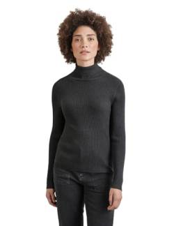 STREET ONE Damen A302838 LTD QR_Basic Rollneck Ribbed, Gravel Grey Mel., 38 EU von Street One