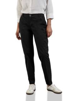 STREET ONE Damen A378193 Weiche Chino, Schwarz, 34W / 30L EU von Street One