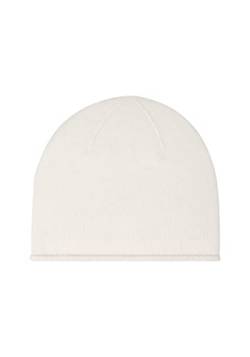 Style & Republic Beanie aus Kaschmir, Cream Mütze aus 100% Kaschmir, Einheitsgröße mit 50cm Bundumfang, Unisex… von Style & Republic