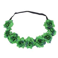 Blumen Stirnband Für Braut Frauen Hochzeit Haarband Headhoop Eleganter Kopfschmuck Damen Und Mädchen Party Haarschmuck Blumen Kopfschmuck Feiertags Party Zubehör Bohemian Stirnband von SueaLe