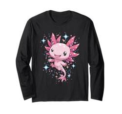 Glitzernder Kawaii Axolotl für Kinder und Axolotl-Fans Langarmshirt von Süße Axolotl Designs für Kinder und Erwachsene