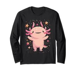 Sternenhimmel Kawaii Axolotl für Kinder und Fans Langarmshirt von Süße Axolotl Designs für Kinder und Erwachsene