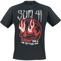 Sum 41 T-Shirt - Skull - Tour Shirt 2024 - S bis XXL - für Männer - Größe XL - schwarz  - Lizenziertes Merchandise! von Sum 41