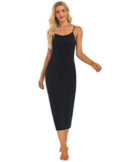 Sumeyuyu Nachthemd Damen Baumwolle, Negligee Damen Sexy Nachtwäsche Strandkleid Sleepshirt mit Verstellbare Träger von Sumeyuyu