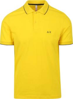 Sun68 Poloshirt Small Stripe Collar Gelb - Größe XXL von Sun68