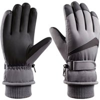 Sunicol Fahrradhandschuhe -30°F Wasserdichter Touchscreen Thermo Snowboardhandschuhe Gepolsterte Herren Damen Skihandschuhe Warme Winterhandschuhe von Sunicol