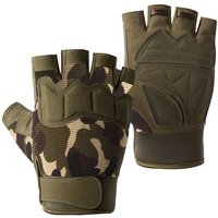 Sunicol Fahrradhandschuhe Men Tactical Fingerless Gloves, Half Finger, Camo, Radfahren Fischen Anti-Rutsch von Sunicol