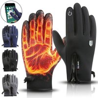 Sunicol Multisporthandschuhe Thermo Winterhandschuhe Touchscreen Fahrradhandschuhe Wasserdich Thermal Fleece, Winddicht Ski Sporthandschuhe für Damen Herren von Sunicol