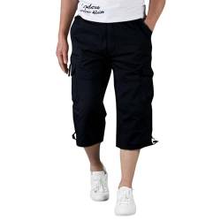 Cargo Shorts Herren Bermuda Cargo Trekkinghose Sommer Sports Bermuda Shorts Herren Baggy Straight Sporthose Casual mit Gummizug und Taschen Cargohose Herren Kurz Männer Freizeithose Leicht Outdoor von Sunnyuk