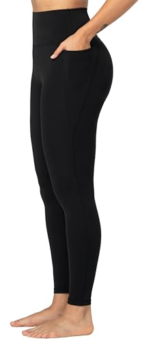 Sunzel Sunzfly Sport Leggings Damen mit Taschen Blickdicht Yogahose mit Bauchkontrolle Sporthose für Gym Fitness Workout Schwarz M von Sunzel