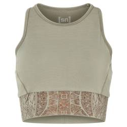 super.natural - Women's Arabesque LF Top - Sport-BH Gr 42 - XL grau von Super.Natural