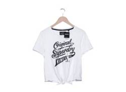 Superdry Damen T-Shirt, weiß, Gr. 42 von Superdry