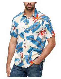Superdry Herren Hawaiian Shirt R1-S/S Hemd (M), Optisches Paradies, XXL von Superdry