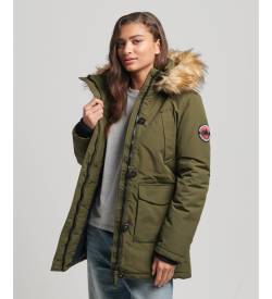 Superdry für Damen. W5010978A Everest Parka grün (XS), Lässig, Polyester von Superdry