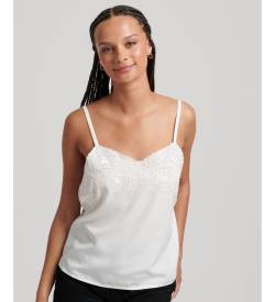 Superdry für Damen. W6011592A Upspec Tank Top weiß (M), Lässig, Polyester, Ärmellos / Hosenträger von Superdry