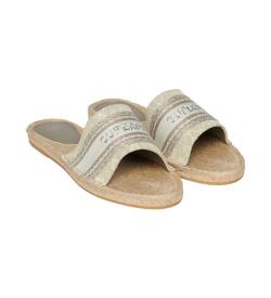 Superdry für Damen. WF310223A Graue Espadrilles aus Segeltuch (38), Stoff, Wohnung, Keine, Lässig von Superdry