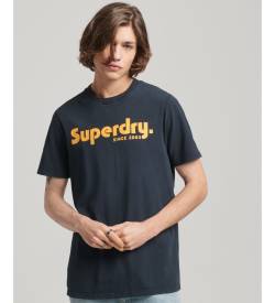 Superdry für Herren. M1011579A Vintage Terrain Classic T-shirt schwarz (S), Lässig, Baumwolle, Kurzarm von Superdry