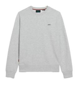 Superdry für Herren. M2013662A Essential Logo Sweatshirt grau (M), Lässig, Baumwolle, Langarm von Superdry