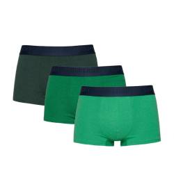 Superdry für Herren. M3110348A 3er-Pack grüne Bio-Baumwollslips (S), Heimtextilien, Bio-Baumwolle, Nachhaltig von Superdry