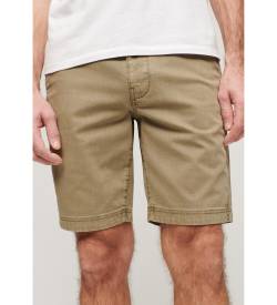 Superdry für Herren. M7110397A Offizier hellbraune Chino-Shorts (30), Lässig, Baumwolle von Superdry