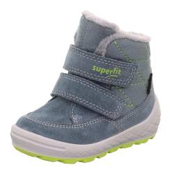 Superfit Baby Jungen GROOVY warm gefütterte Gore-Tex Stiefel, BLAU/HELLGRÜN 8010 von Superfit