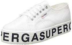 Superga Damen 2790-Cotw Outsole Lettering Sneaker, Weiß, 41 EU von Superga