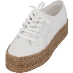 Superga Scarpe Donna 2790 Rope Macrame White PE23 von Superga