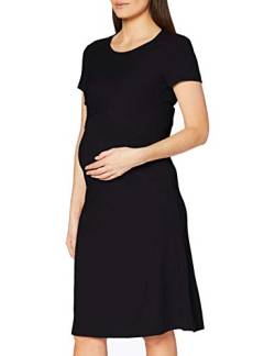 Supermom Damen Dress ss Nurs Kleid, Schwarz (Black P090), 40 (Herstellergröße: L) von Supermom