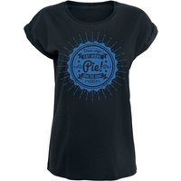 Supernatural T-Shirt - Eat More Pie! - S bis XXL - für Damen - Größe S - schwarz  - Lizenzierter Fanartikel von Supernatural